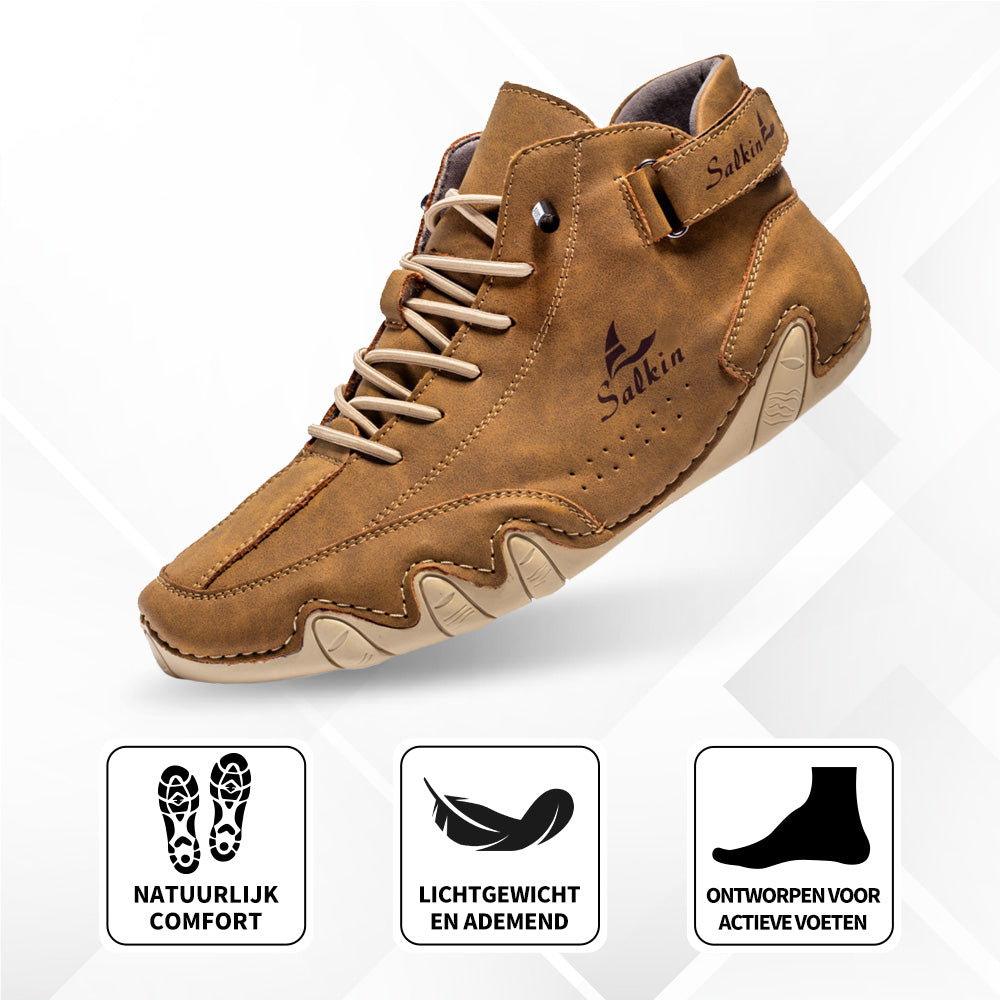 Gonomische Waterdichte En Antislip Leren Barefoot Schoenen