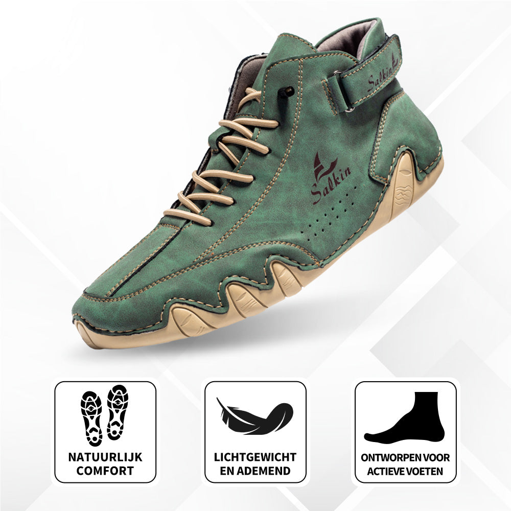 Gonomische Waterdichte En Antislip Leren Barefoot Schoenen