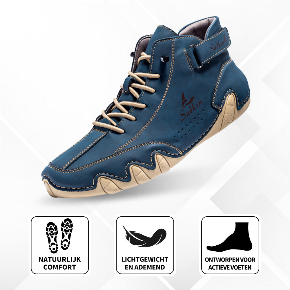 Gonomische Waterdichte En Antislip Leren Barefoot Schoenen